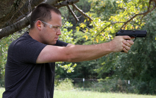 Josh Shooting the Beretta PX4 Storm